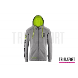 Trialsport - Jersey capucha con cremallera