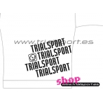 Trialsport - Jersey Capucha blanco chica
